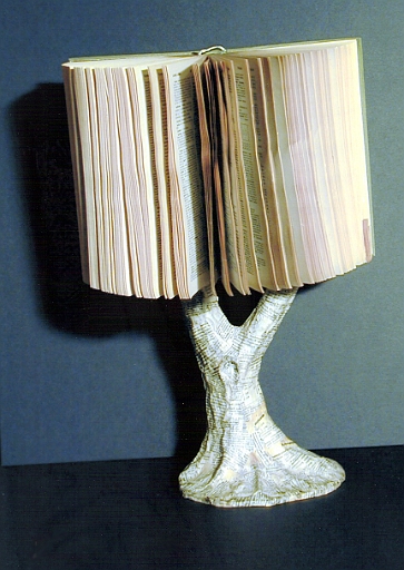2003 - Buchbaum 02-03 - Buch Holz Papier Mache.jpg